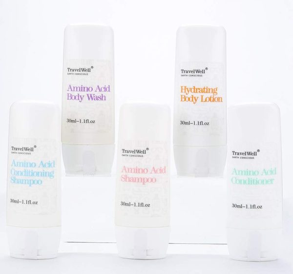 TRAVELWELL Hotel Amenities 30ml Shampoo (25 Bottles) + Conditioner (25 Bottles) + Mini Soap Bars (25 Bars, 28g) | Travel Size Toiletry Set - Image 7