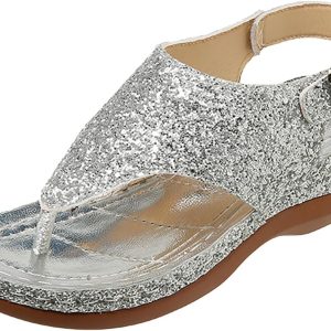 Women'S Beach Sandals Hollow Casual Slippers Flat Shoes Retro Sandals Women'S Rhinestone Sandals for Women Wedding